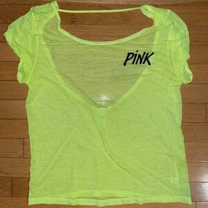 Pink by Victoria’s Secret low Back Sheer T-Shurt